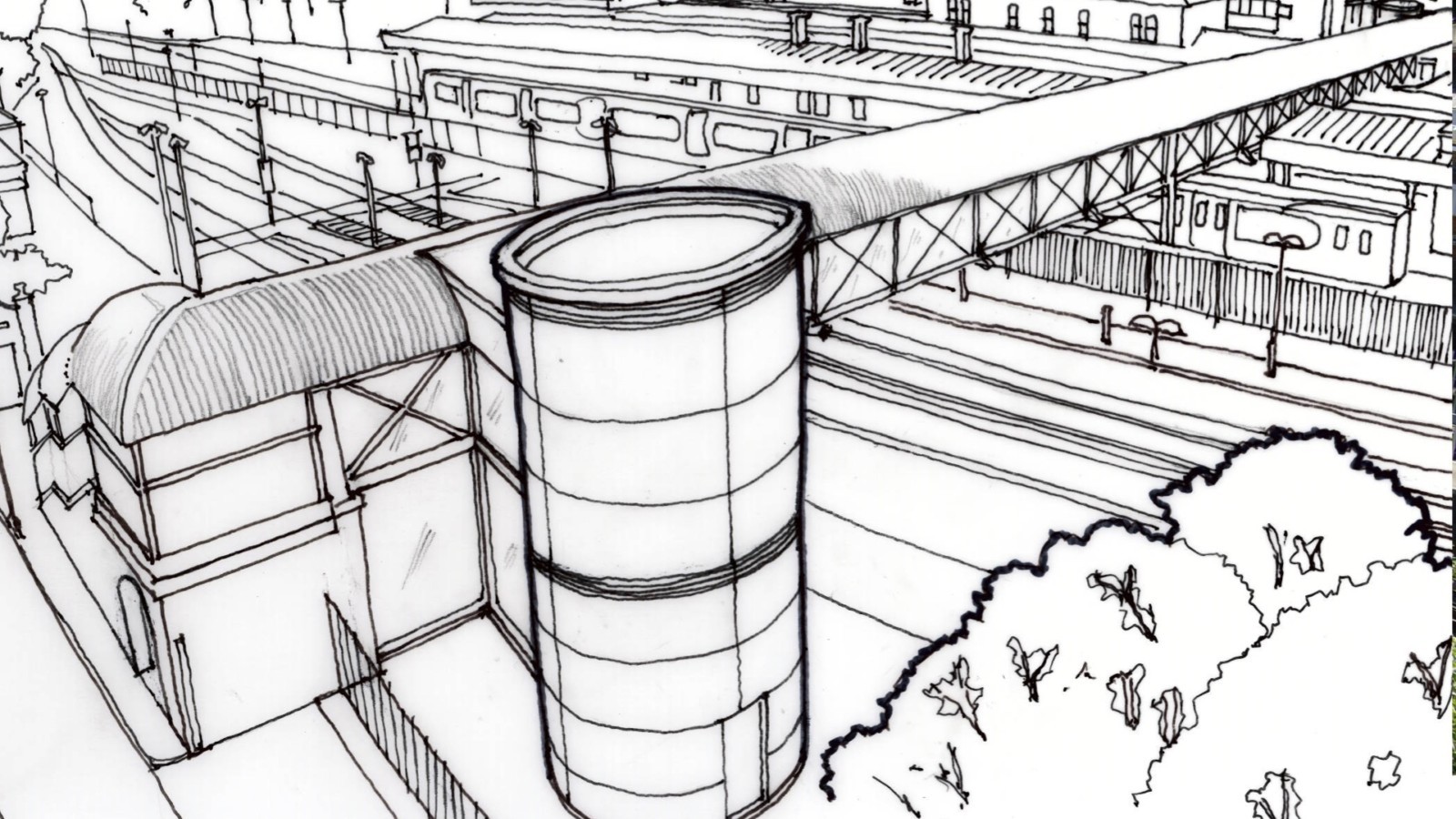 Hove Station Footbridge Designs